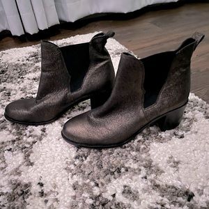Sam Edelman metallic booties